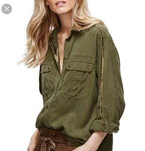 Free People Off Campus shirt sz S nwt $108